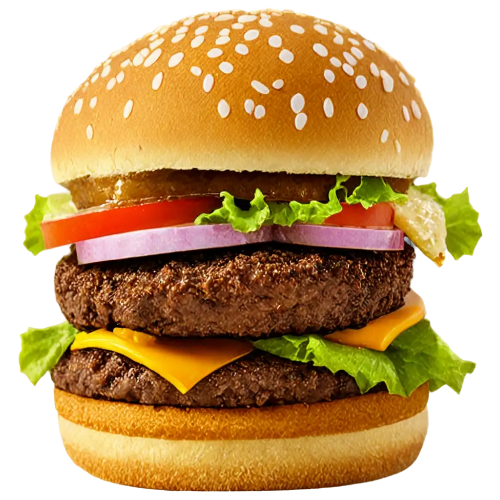 Delicious-Burger-PNG-Enhancing-Your-Visual-Experience-with-HighQuality-Imagery