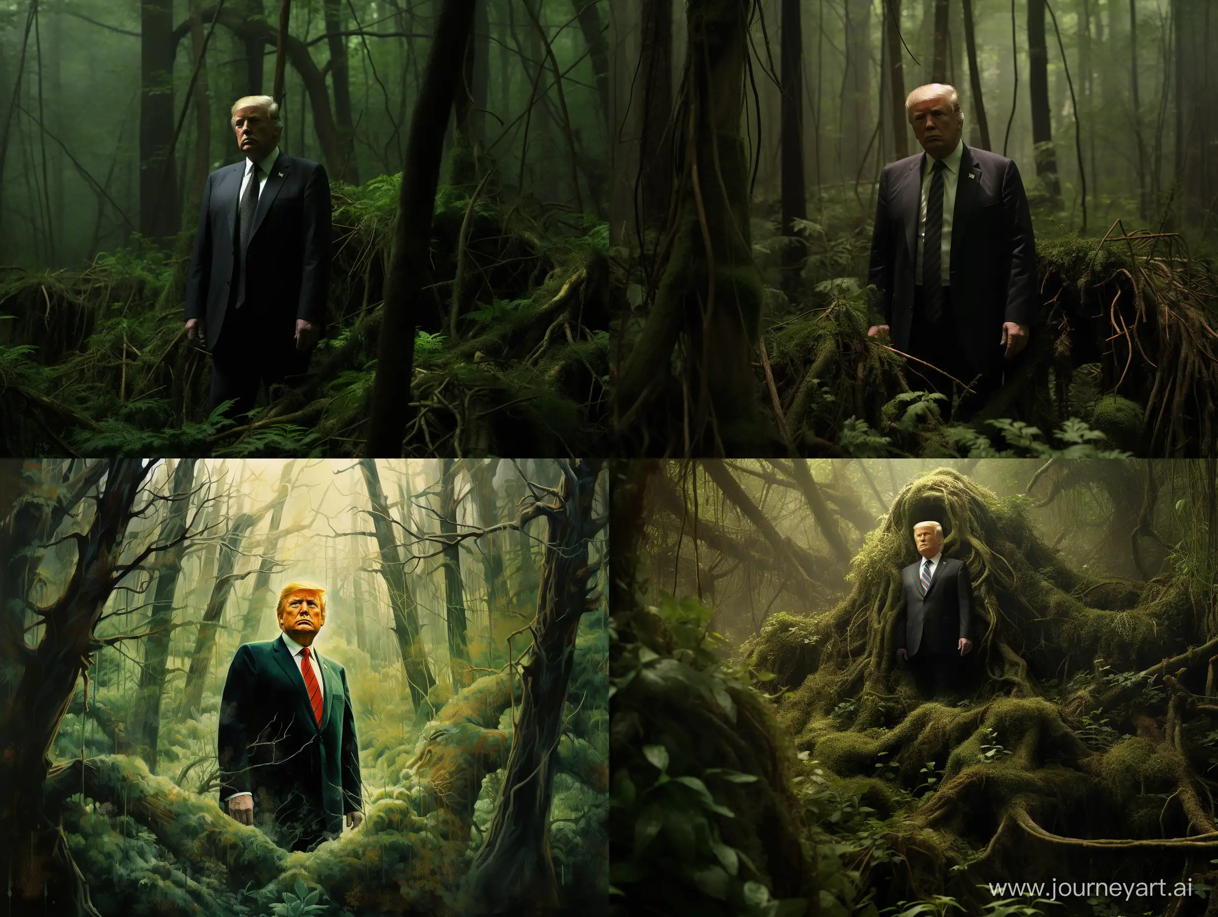 Donald-Trump-in-a-Serene-Forest-Landscape