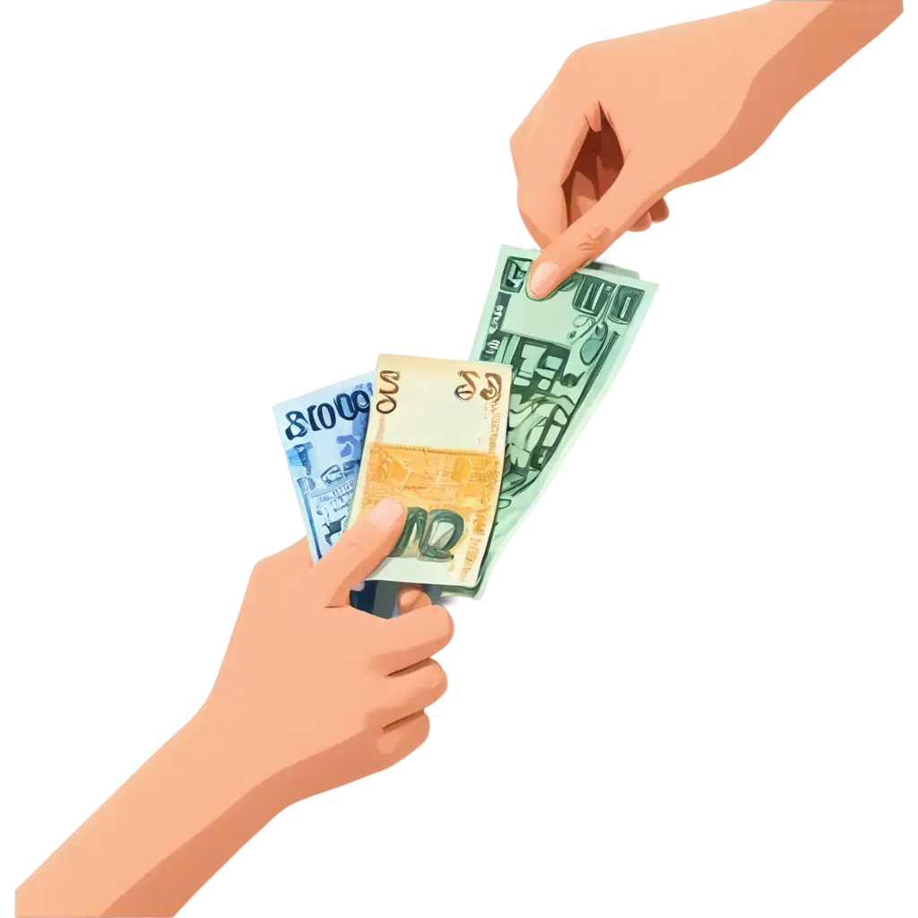Cartoonish-Hand-Holding-Hryvnia-Cash-HighQuality-PNG-Image-for-Online-Visual-Content