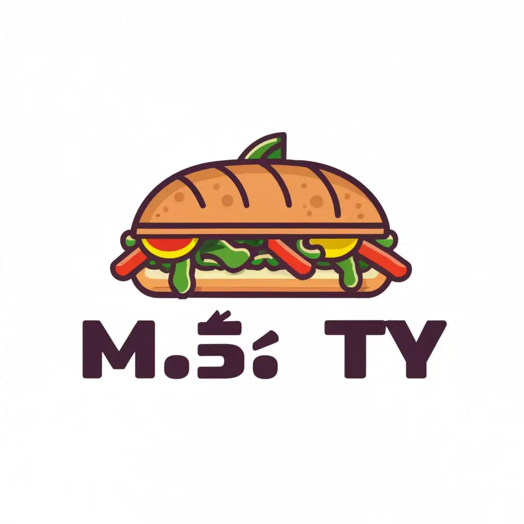 logo, Vietnamese sandwich, with the text "CoTy", typography