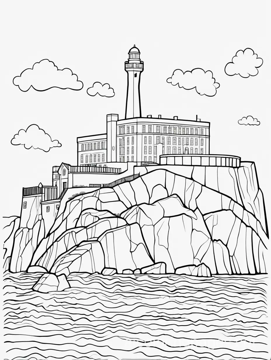 Alcatraz-Fantasy-Coloring-Page-Black-and-White-Line-Art-for-Kids