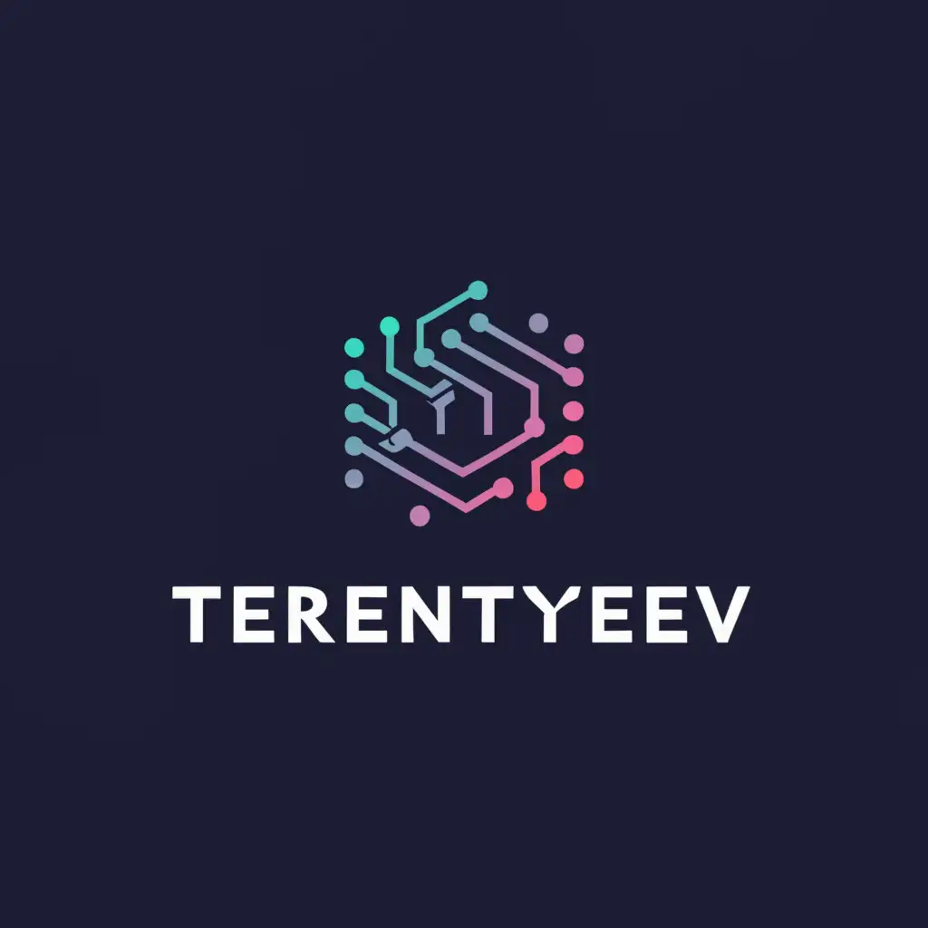 a logo design,with the text "Terentyev", main symbol:Microchip,Минималистичный,be used in Технологии industry,clear background