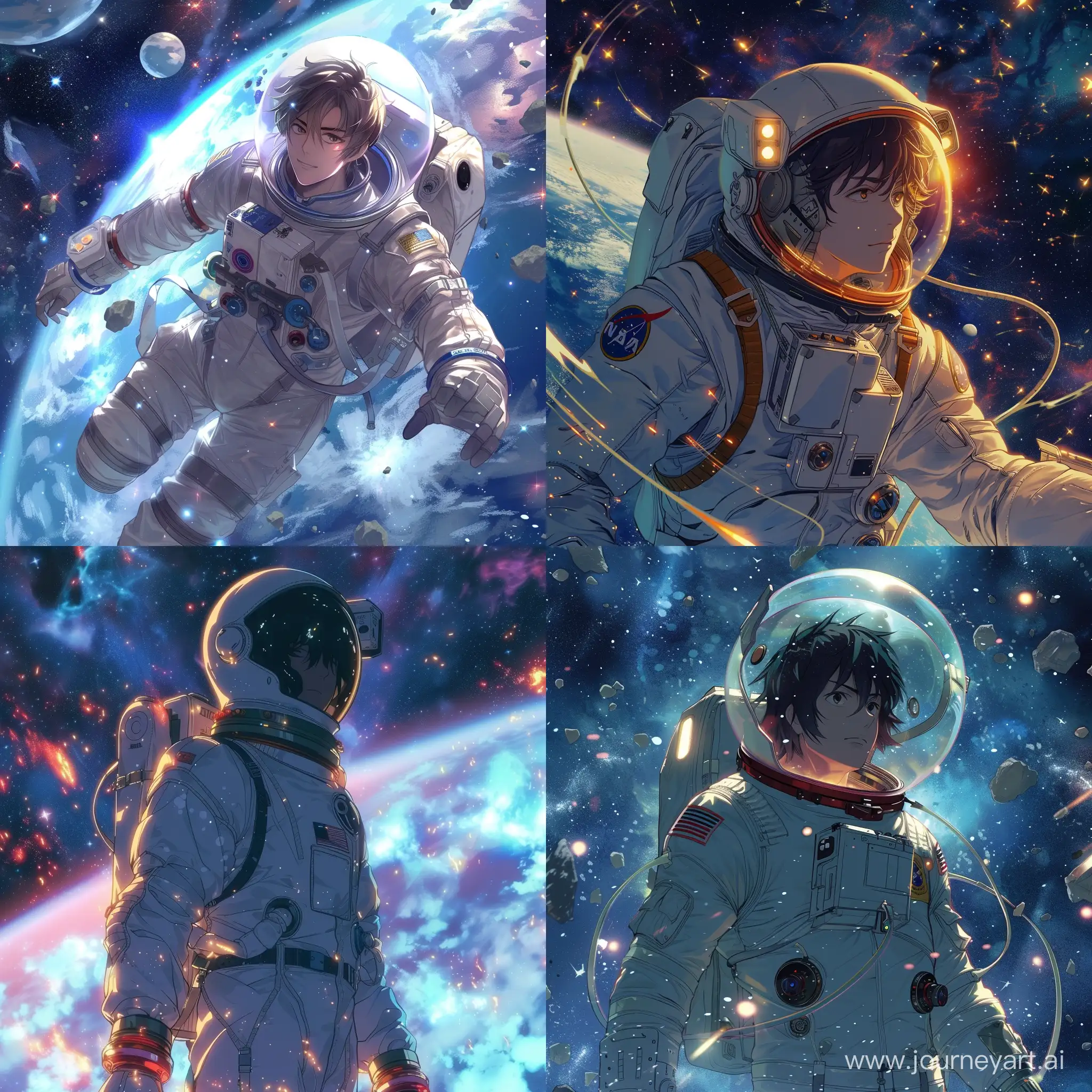 AnimeStyled-Astronaut-in-Space