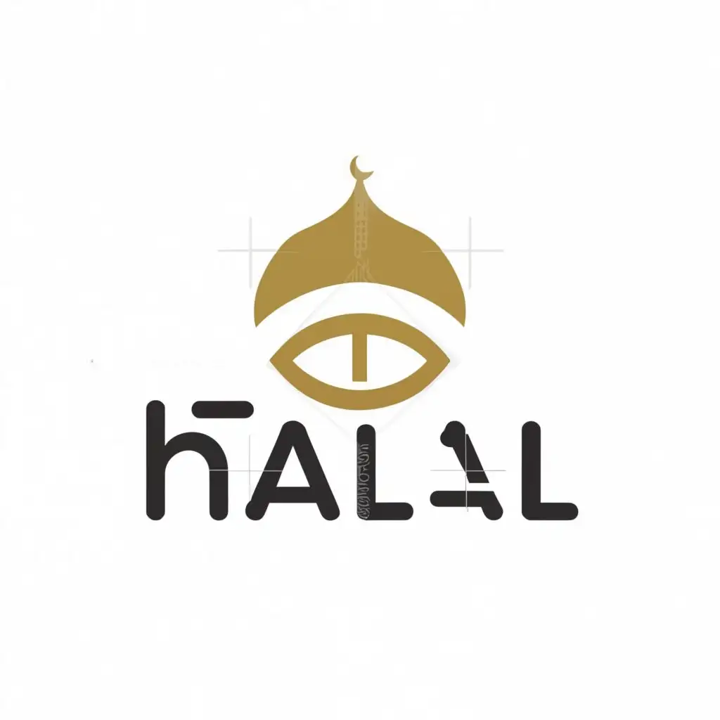 a logo design,with the text "Halal", main symbol:Gulf store,Moderate,be used in Retail industry,clear background