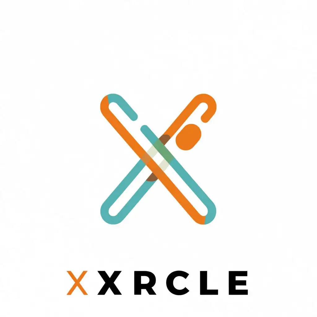 logo, x, with the text "xircle", typography