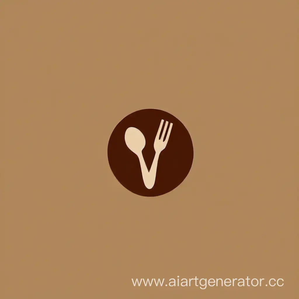 Minimalist-Brown-Food-Symbol-Sign