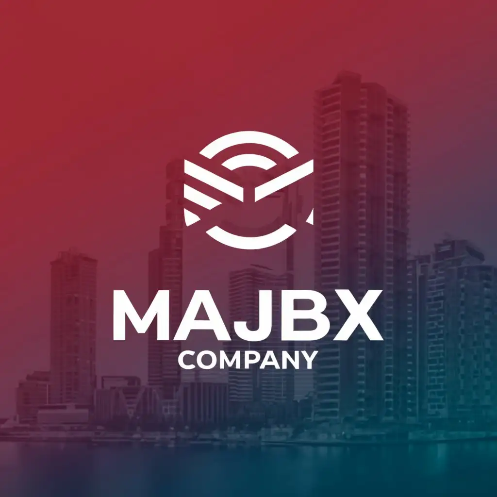 a logo design,with the text "MAJBX company", main symbol:computer, laptop,Moderate,be used in Technology industry,clear background