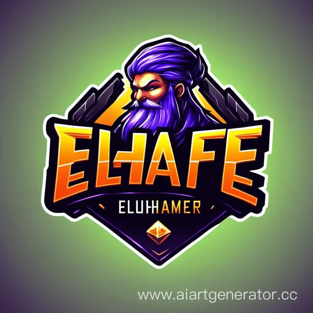 Логотип для игрового стримера ElHafe