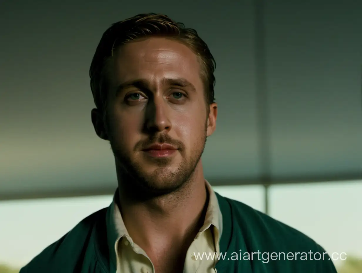 Ryan-Gosling-Intensely-Gazes-into-the-Camera-in-Drive-Scene