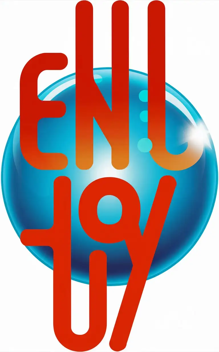 Enjoyment-Concept-Word-on-Blue-Ball-Background