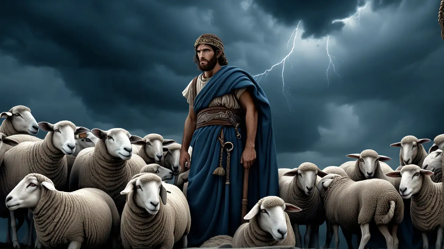 Jobs Tragic Loss Ancient Biblical History CloseUp Image