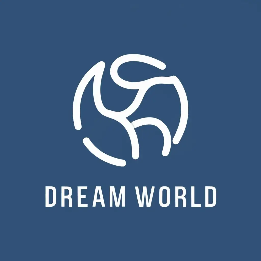 logo, earth, with the text "Dream World", typography, be used in Technology industry