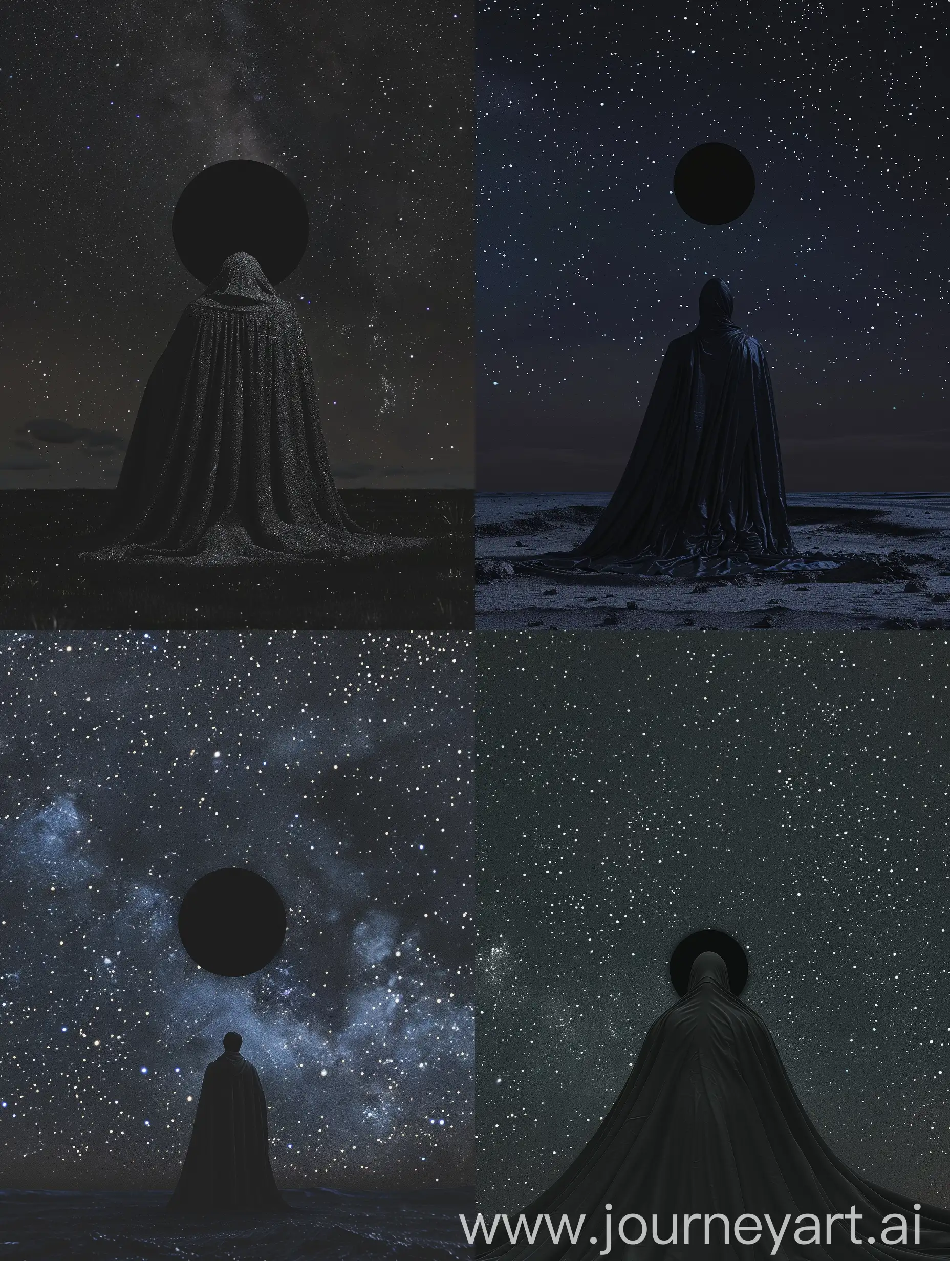 Mysterious-Cloaked-Figure-Beneath-Starry-Night-Sky