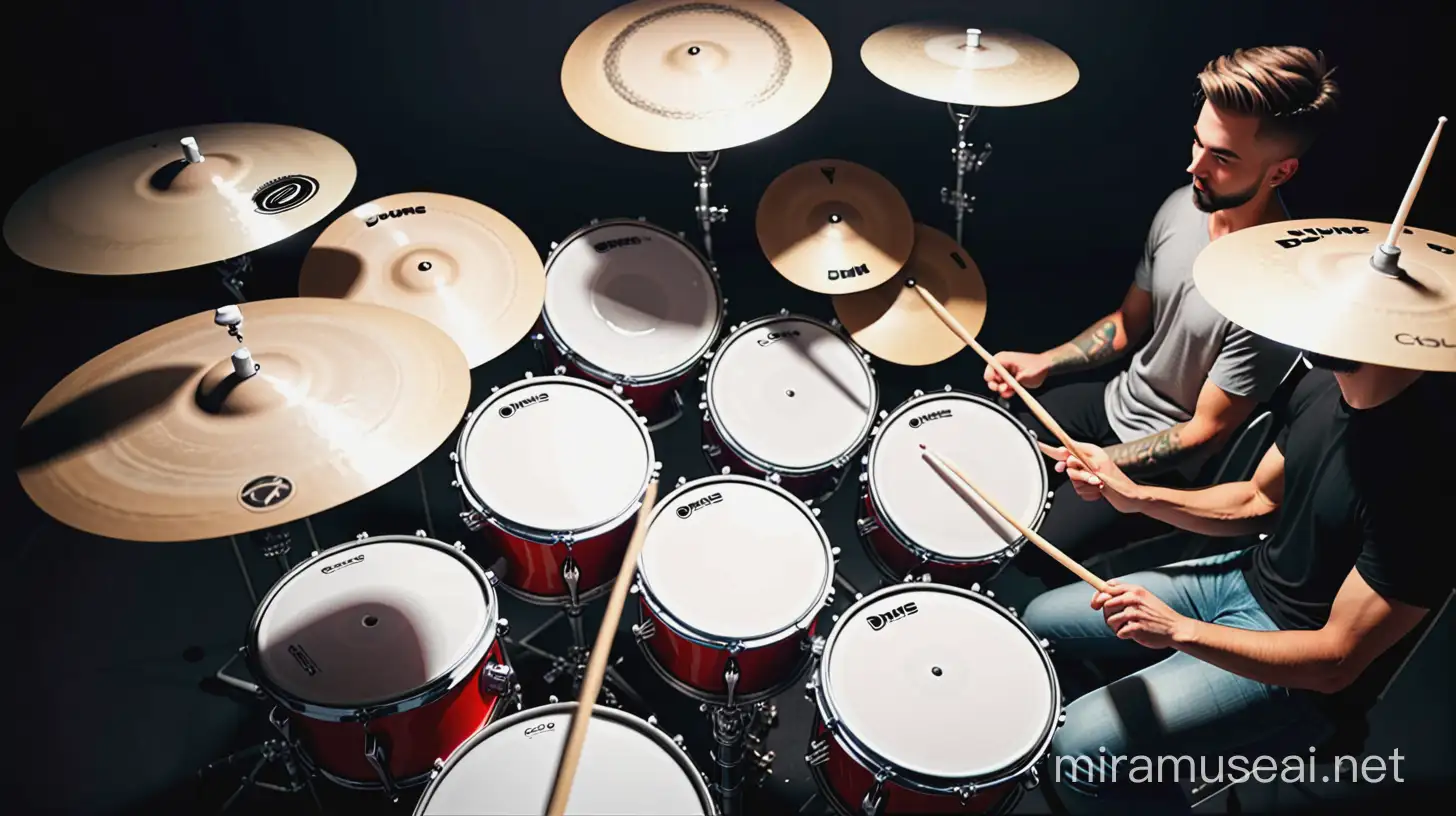 Collaborative Drumming Video Drummers Joining Forces in a Virtual Jam Session