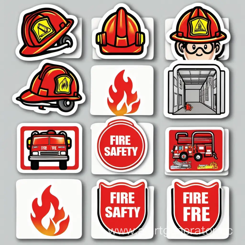 Vibrant-Fire-Safety-Sticker-Pack-for-Home-and-Office