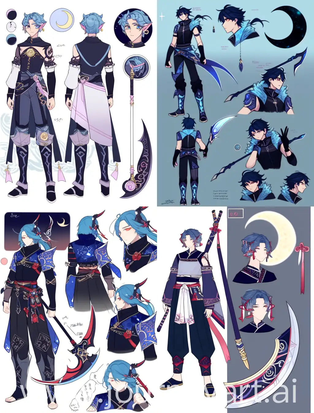 Slavic-Anime-Character-with-Blue-Hair-and-Scythe-Weapon