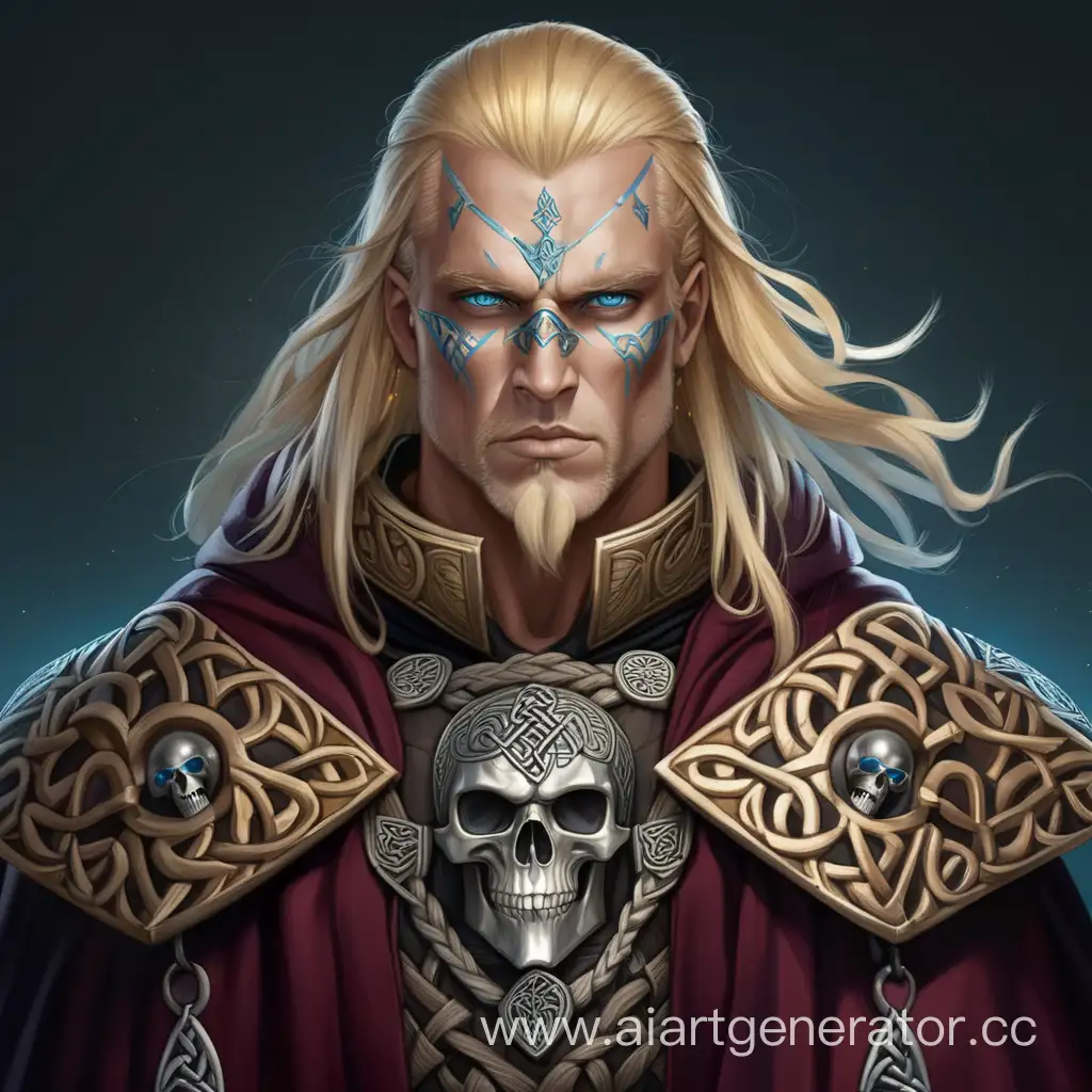 Celtic-King-with-PlatinumGolden-Hair-and-Blue-Eyes-in-Black-Armor