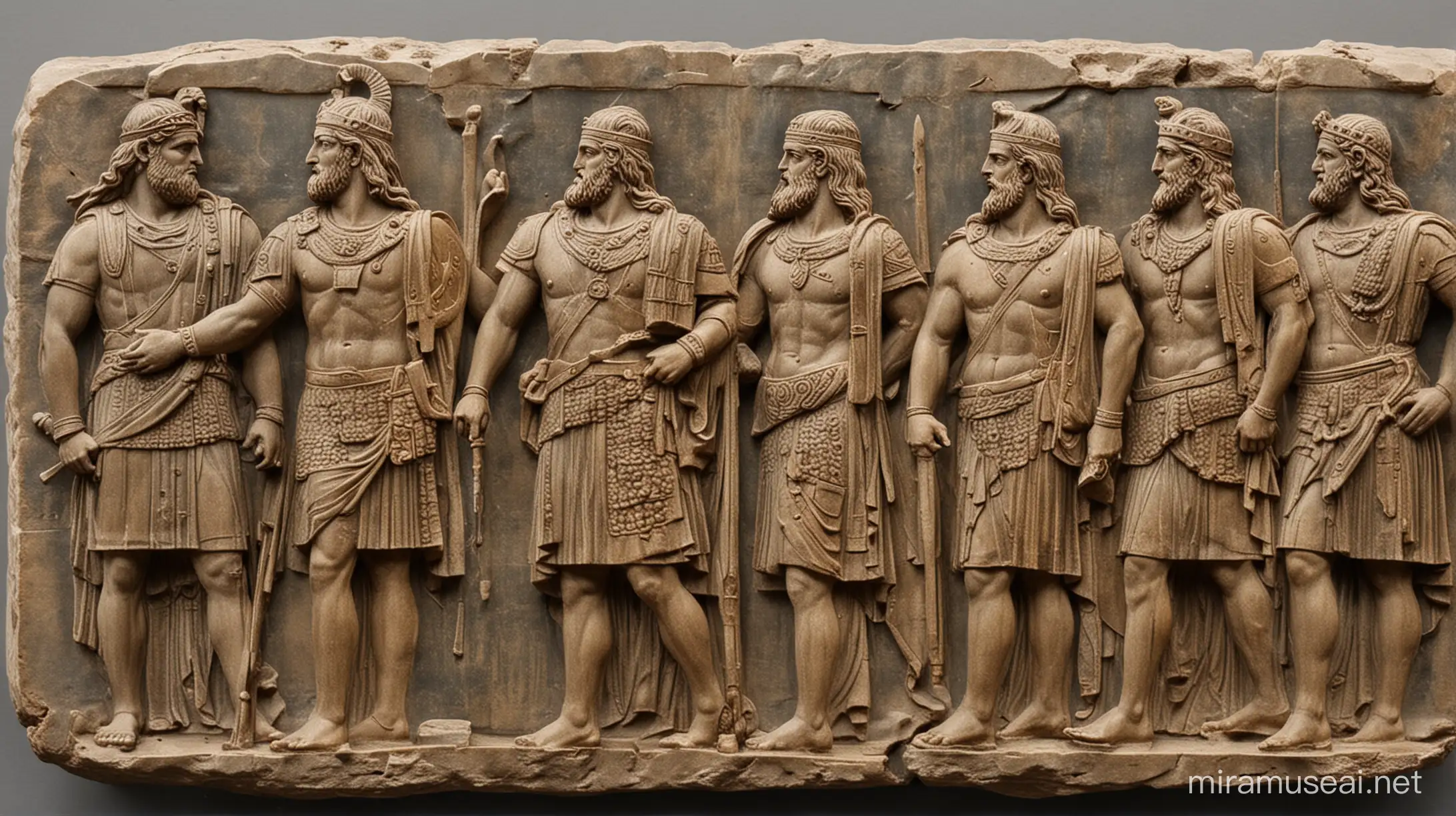 Artaxiad Kings of Armenia
Artaxias I (190–159 BC)
Tigranes I (159–123 BC)
Artavasdes I (123–95 BC)
Tigranes the Great (Tigranes II, 95–55 BC)
Artavasdes II (55–34 BC)
Artaxias II (33–20 BC)
Tigranes III (20–10 BC)
Tigranes IV with Erato (10–2 BC)
Ariobarzanes (2 BC–4 AD)
Artavasdes III (4–6 AD)
Tigranes V then ruled with Erato (6–12 AD