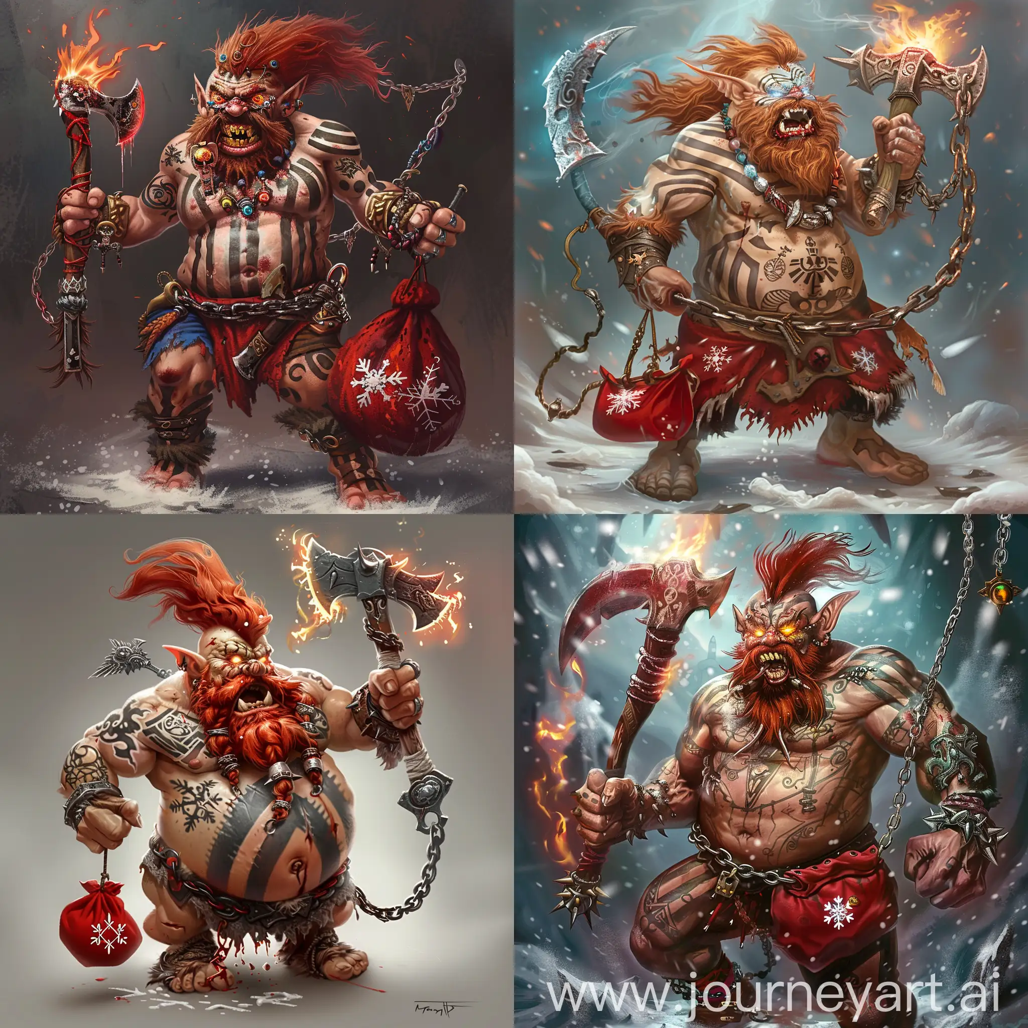 Fiery-Barbarian-Dwarf-Swinging-Axe-in-Epic-Fantasy-Art