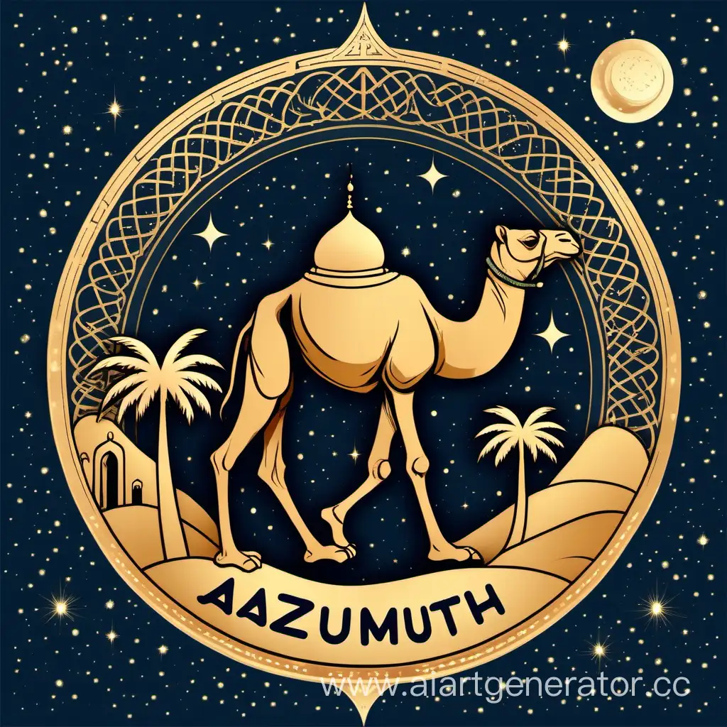 Starry-Night-Camel-Logo-with-Azimuth-Inscription