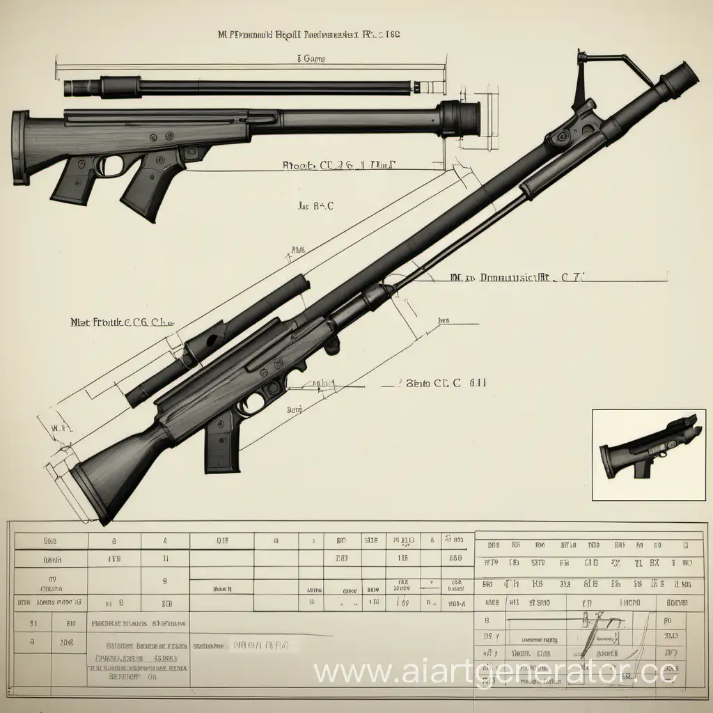 Detailed-Illustration-of-MR-61C-Pneumatic-Rifle-Stock-with-Dimensions