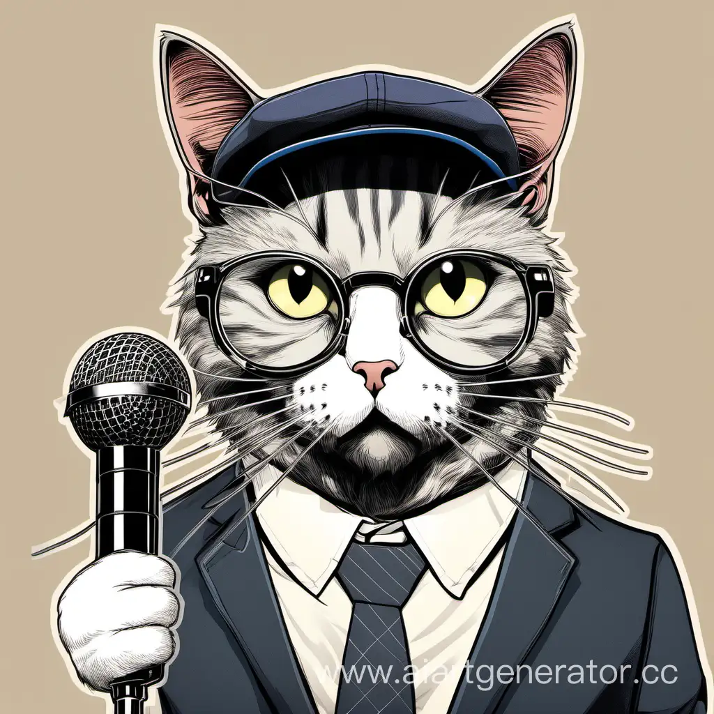Journalist-Cat-Reporting-with-Microphone