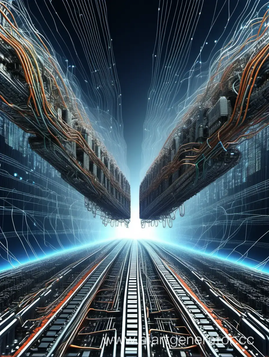 Futuristic-Neural-Network-Landscape-with-Iron-Road-Train-and-Microchips