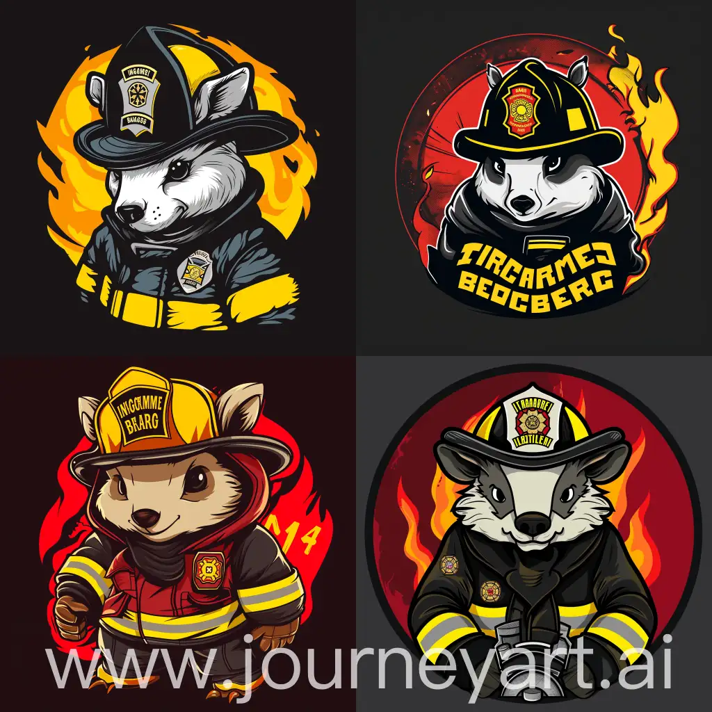 Inglorious Badgers, Fire Academy, Class 134, Logo