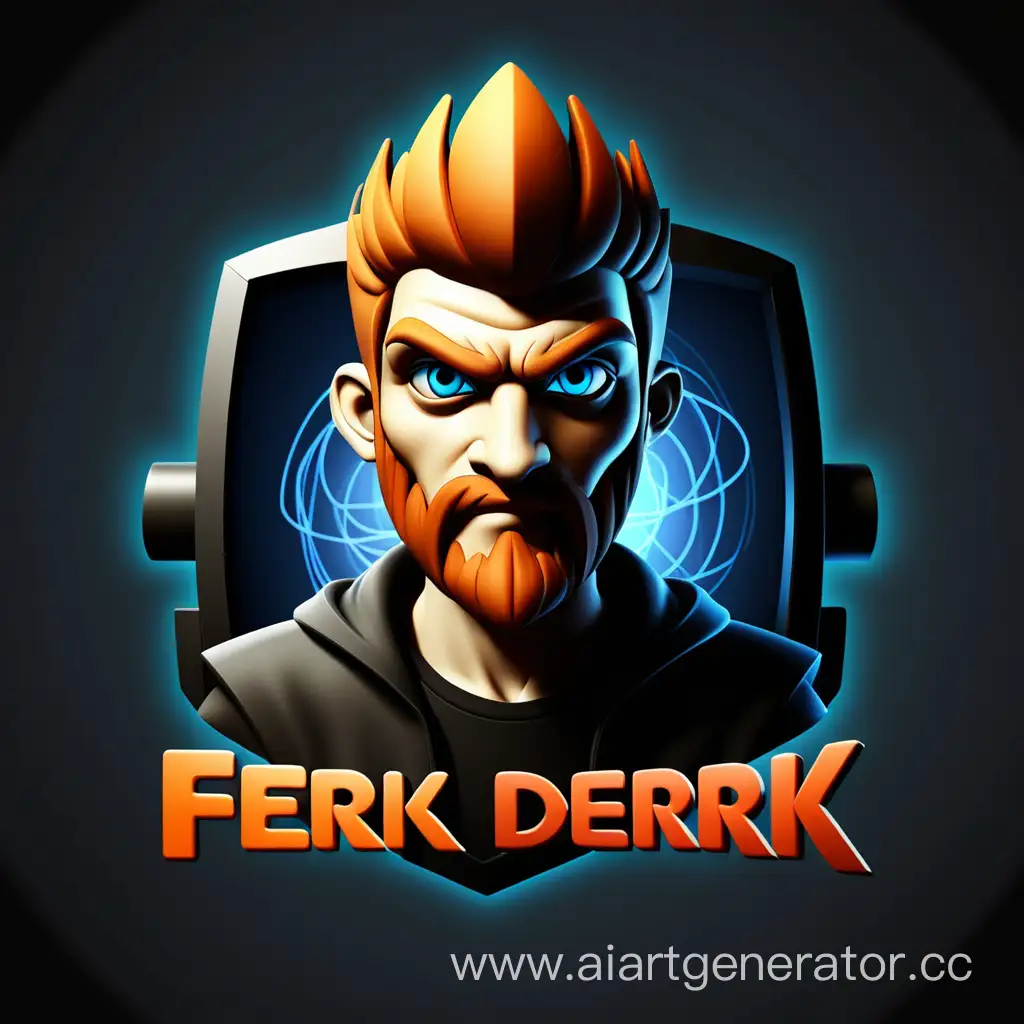 Логотип для канала Ferik Derik. Геймерский , Продвинутый, Компьютерный.