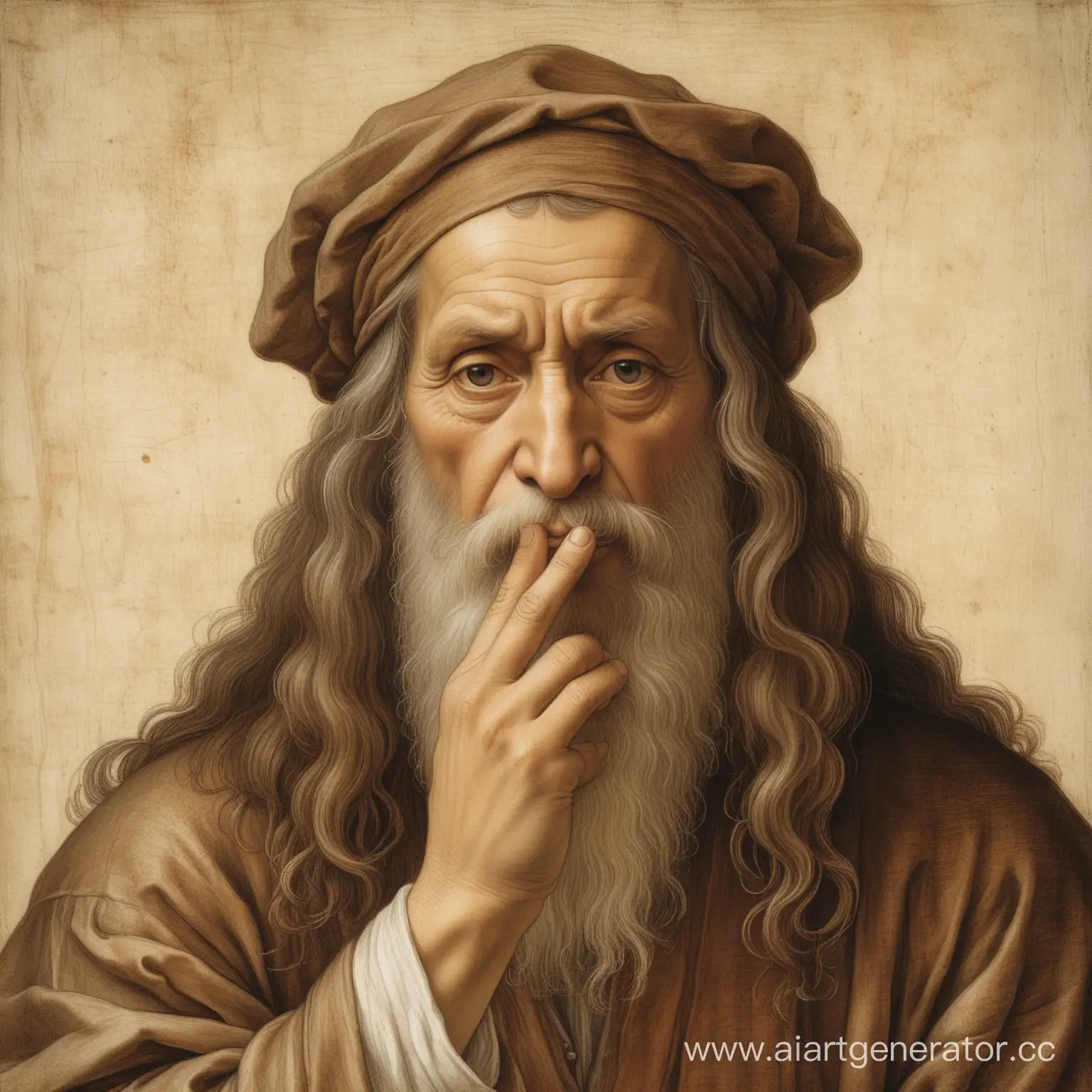 Leonardo-da-Vinci-Secretive-Gesture