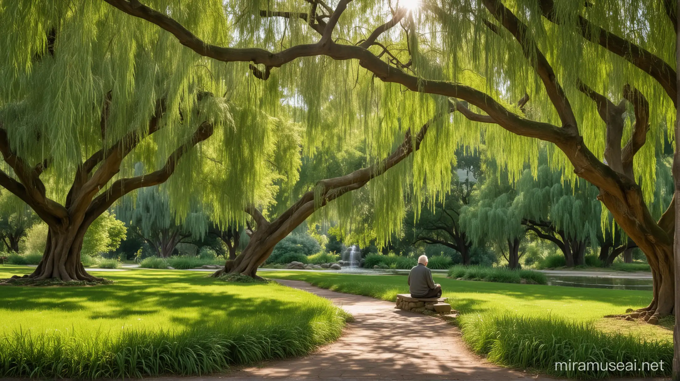 Tranquil Meditation Hooldy Finds Solace in the Park