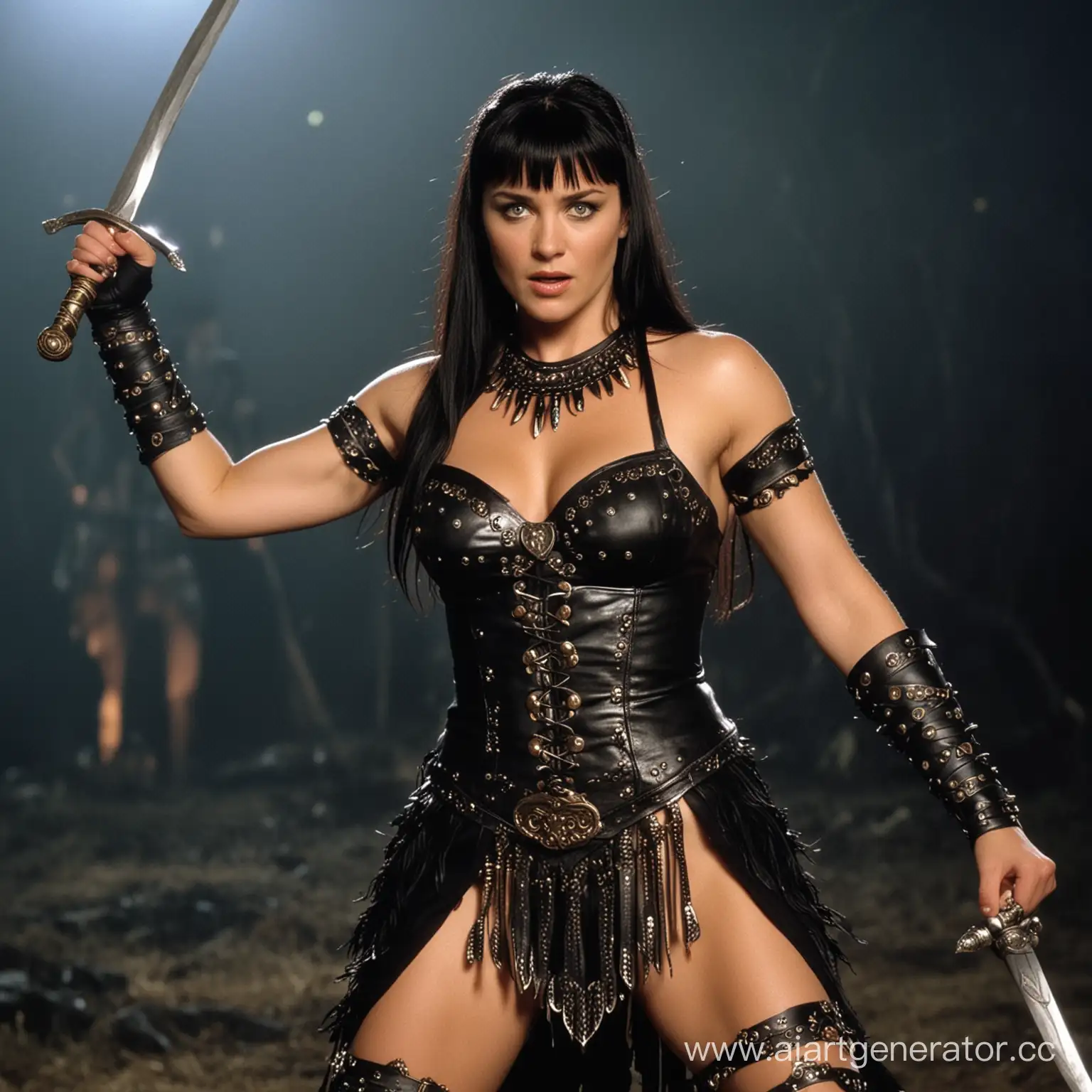She is not a volatile servant, “I am a Marrana in a deafening cunning act.” Scary dancing, Xena Warrior Princess at night.