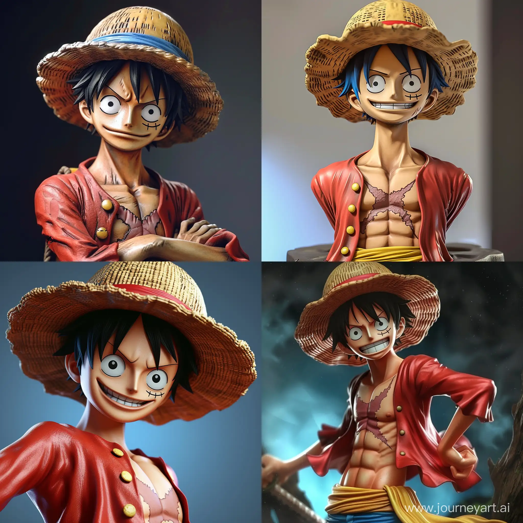 Realistic-One-Piece-Luffy-Portrait