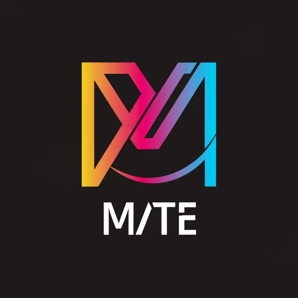 a logo design,with the text "MATE TM", main symbol:tm,complex,be used in Internet industry,clear background