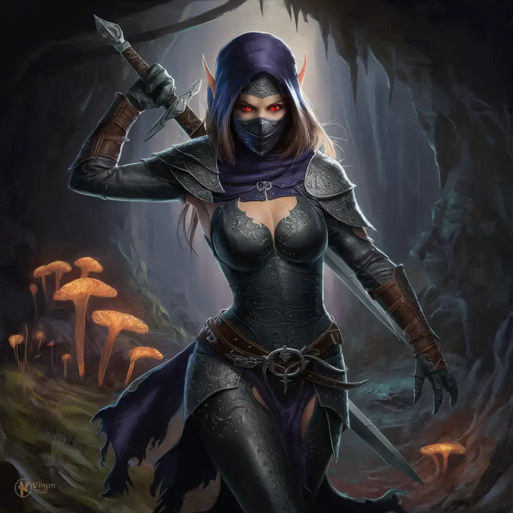 Mystical-Drow-Elf-Fantasy-Art-Enigmatic-Character-from-Dungeons-Dragons-Universe