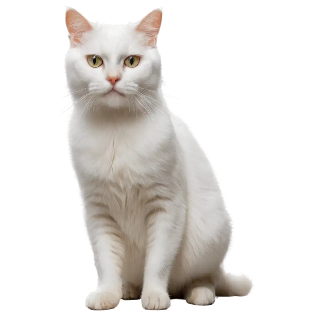 white cat