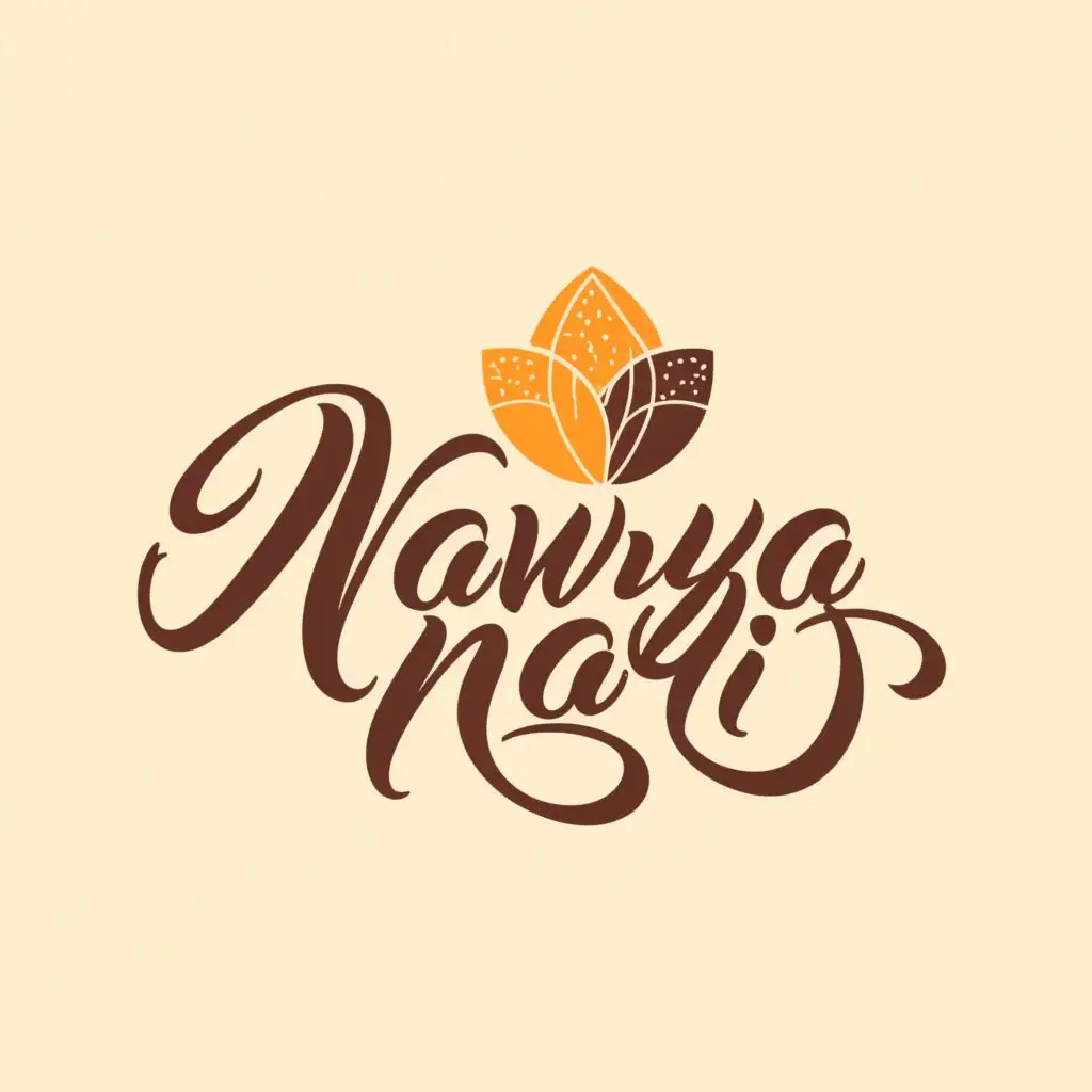 logo, Saree, with the text "Navya Nari ", typography