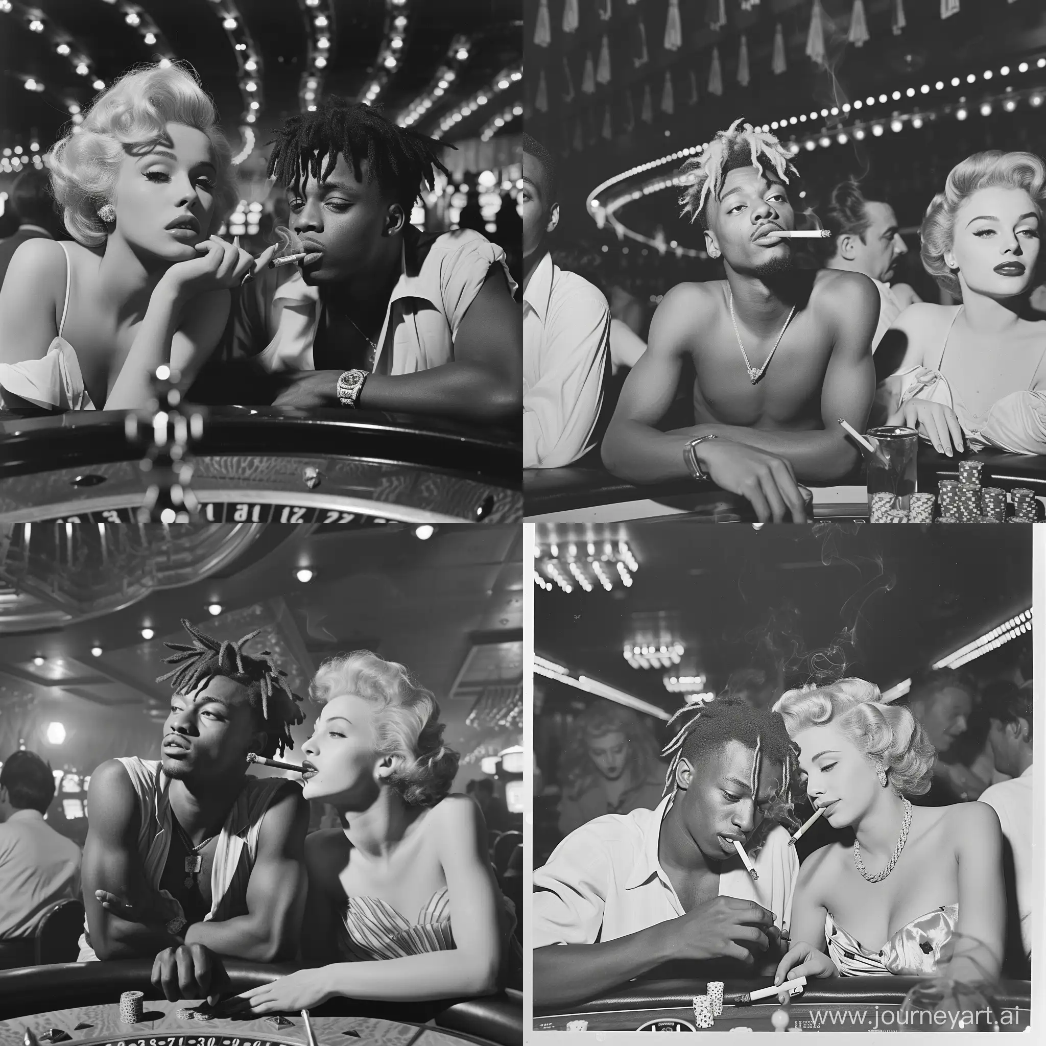 Vintage-Encounter-Juice-WRLD-and-Marilyn-Monroe-in-1950s-Casino