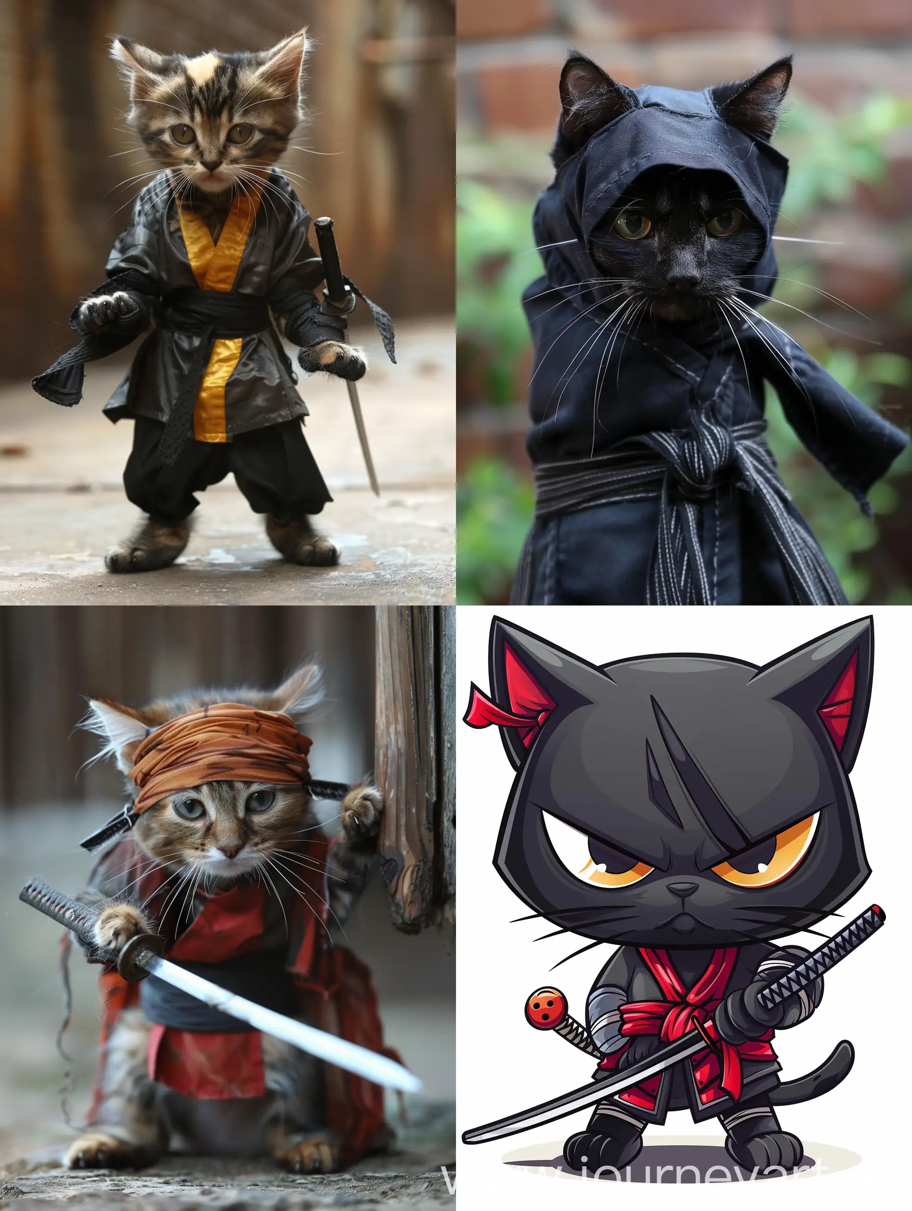 Adventurous-Teenage-Mutant-Ninja-Cat-in-Action