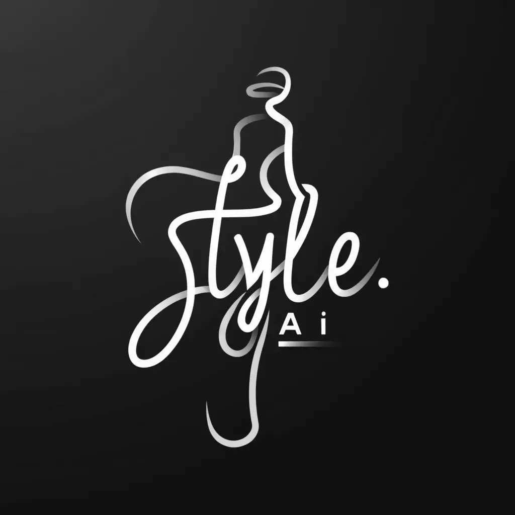 a logo design,with the text "style.ai", main symbol:design fashion,Moderate,be used in Beauty Spa industry,clear background