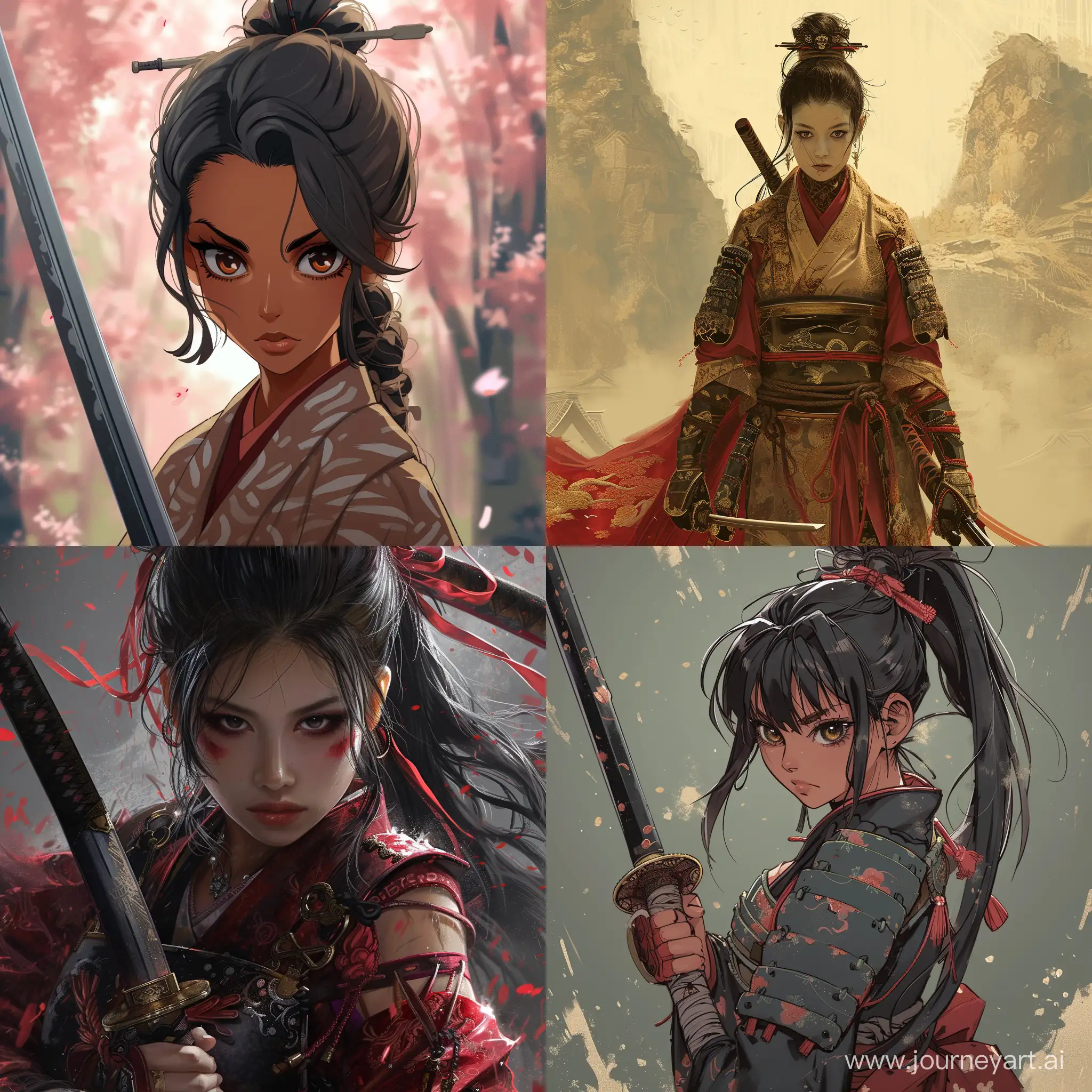 Stylized-Samurai-Girl-Art-with-a-11-Aspect-Ratio-and-Unique-Details