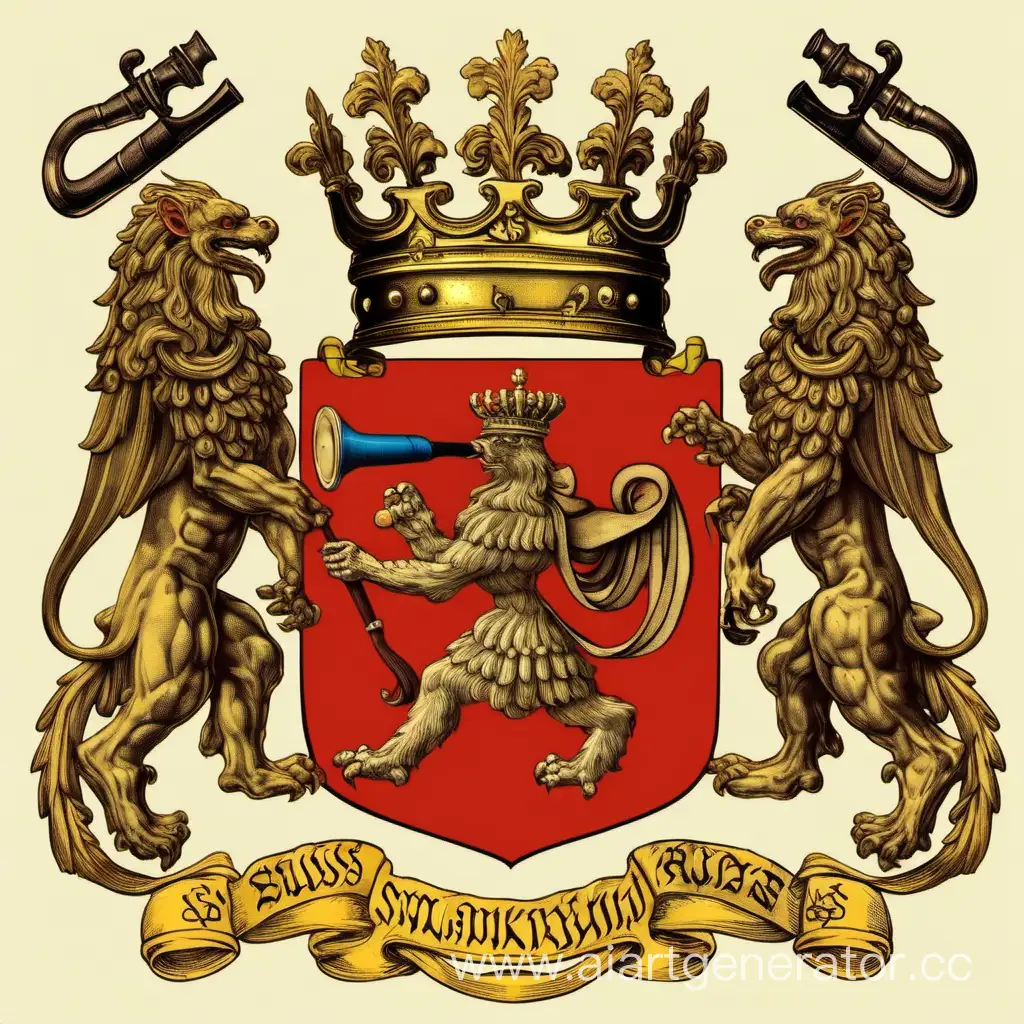 Ancient-Rus-Coat-of-Arms-with-Smoking-Pipe