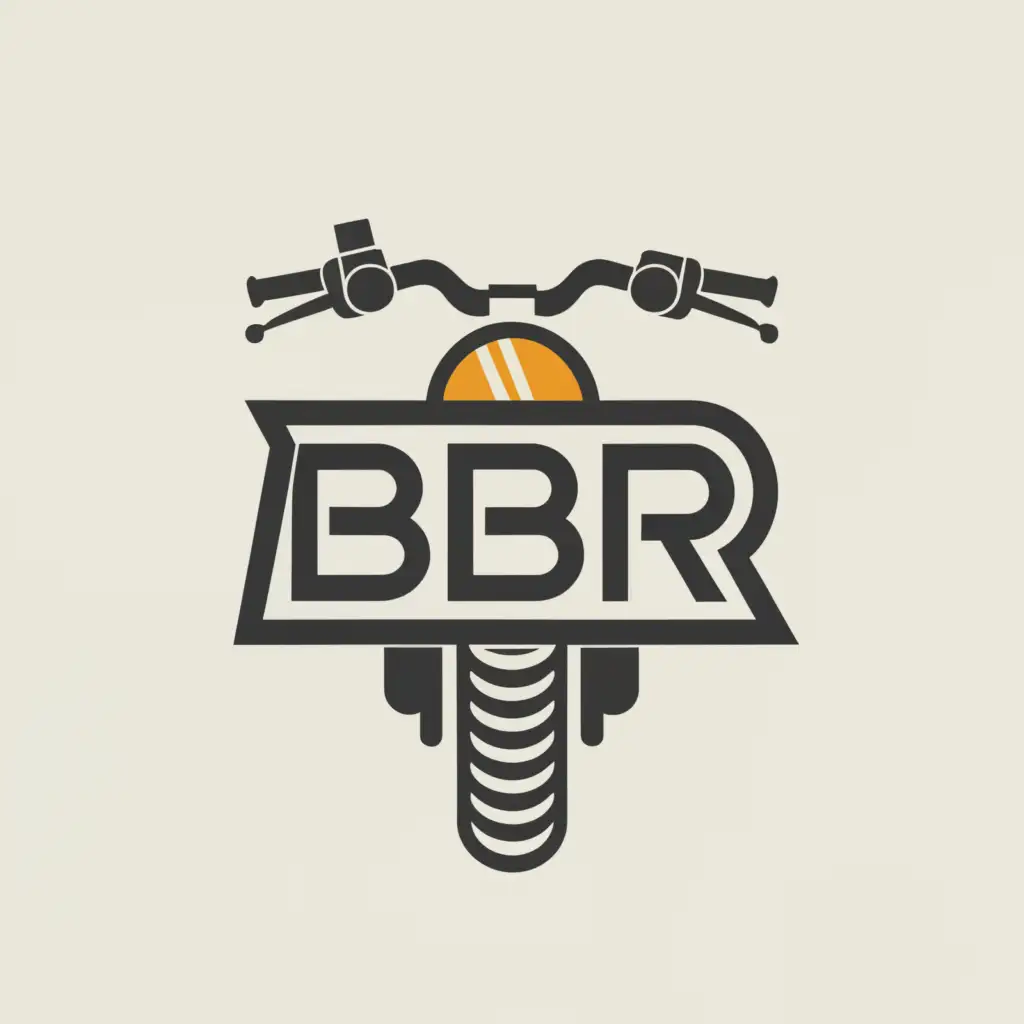 a logo design,with the text "BBR", main symbol:Satyam bike rental logo,Minimalistic,be used in Travel industry,clear background