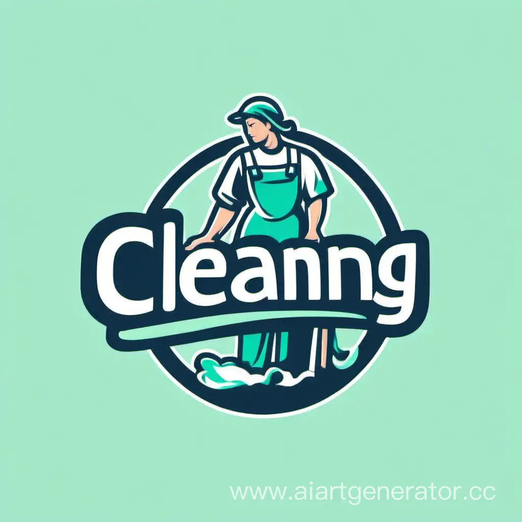 Professional-Cleaning-Service-Logo-with-Sparkling-Brushes-and-Bubbles