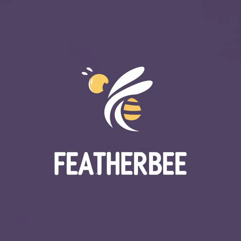 LOGO-Design-For-FeatherBee-Elegant-Mom-and-Baby-Dress-Boutique-Inspired-by-Nature