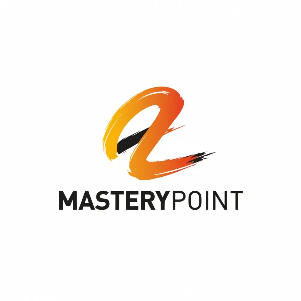 a logo design,with the text "MasteryPoint", main symbol:art,Moderate,clear background