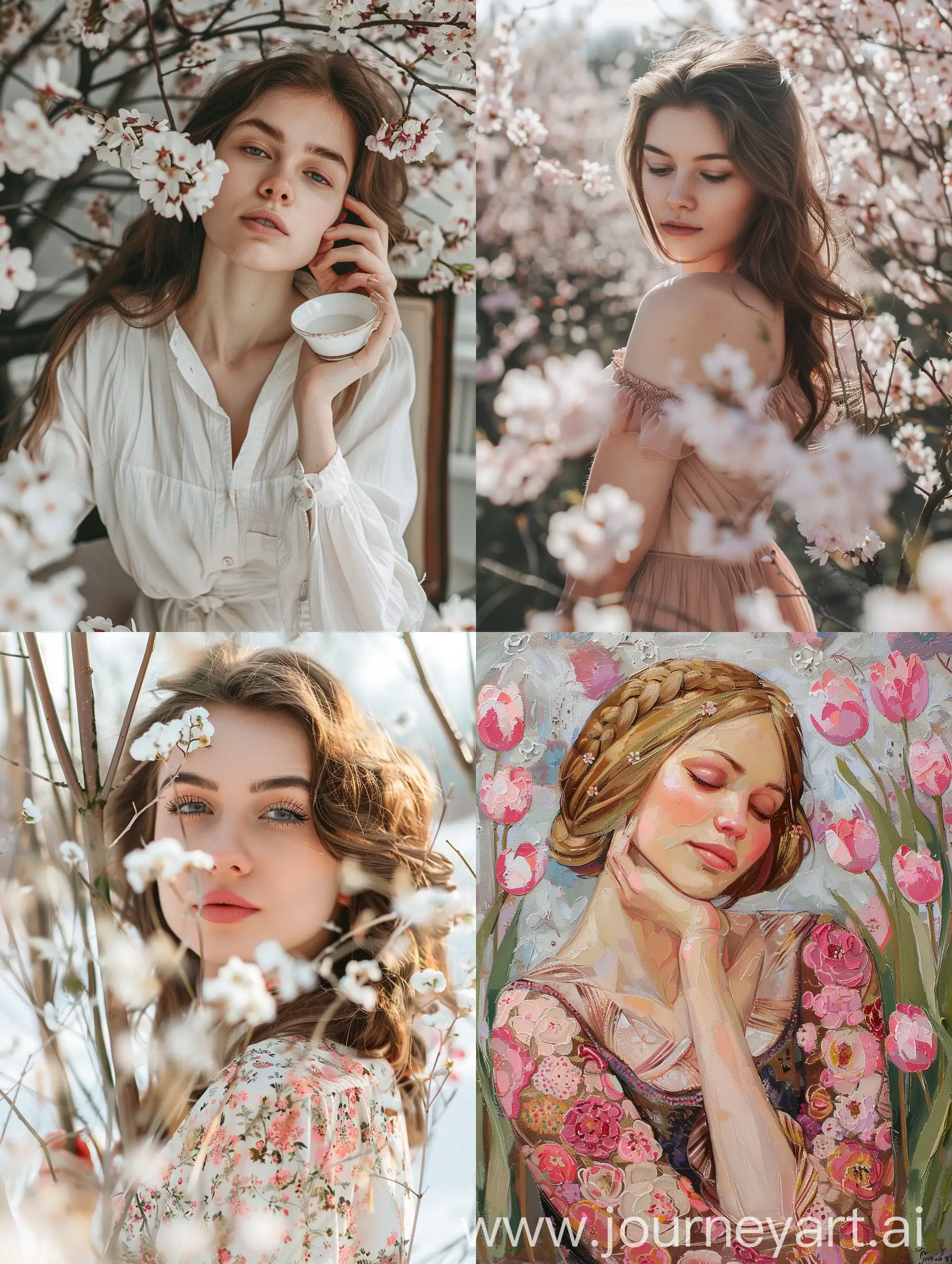 Women's day in Russia, spring vibes