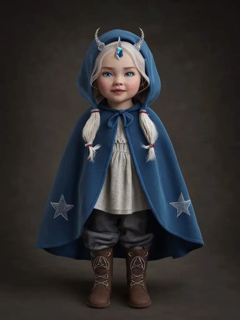 Enchanting-Little-Girl-with-Crystal-Horn-and-Starry-Cloak