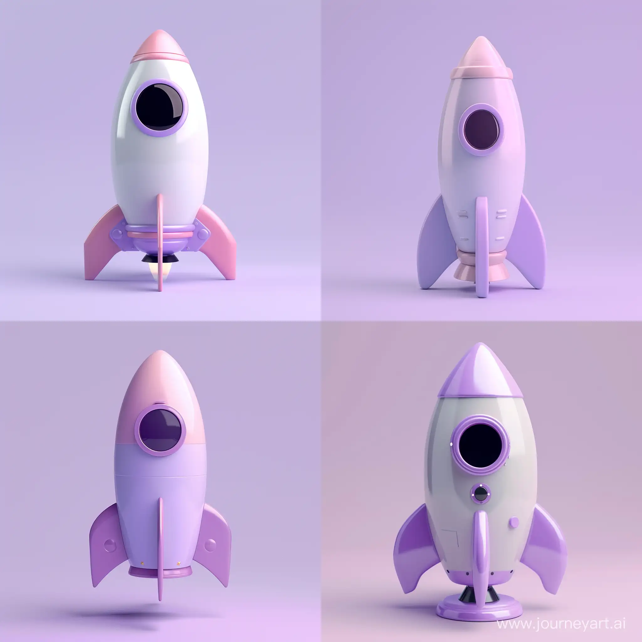 Serenely-Soaring-Purple-Rocket-in-Minimalist-Pastel-3D-Illustration