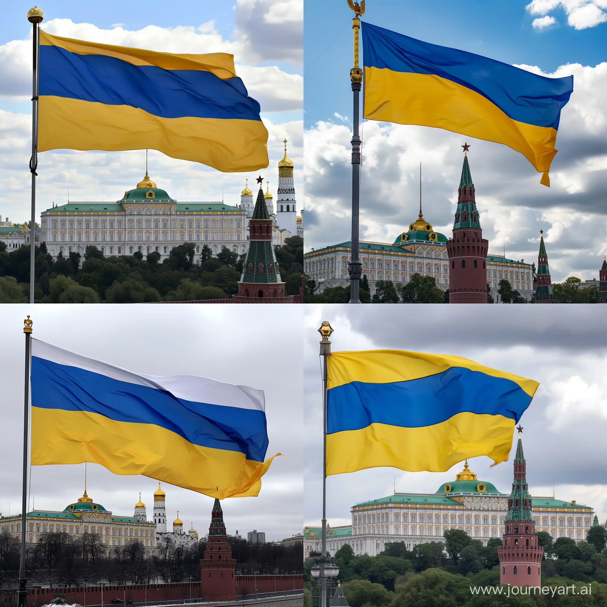 Ukrainian-Flag-Flying-Over-the-Kremlin-Symbolic-Patriotism-Image